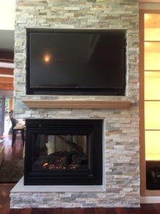 New fireplace in Southampton